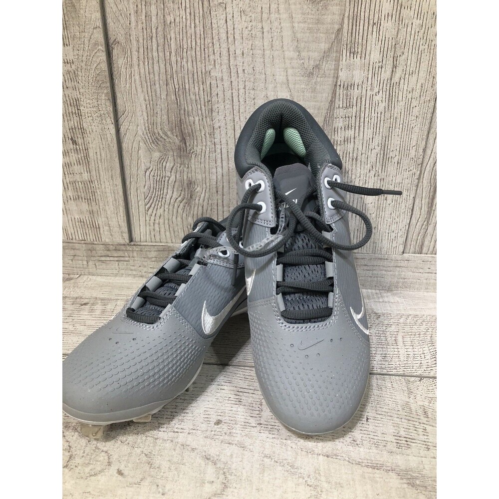 NIKE HYPERDIAMOND 4 ELITE WOMENS Grey SOFTBALL CLEATS SIZE 7.5/ CZ5917-012 NWOT